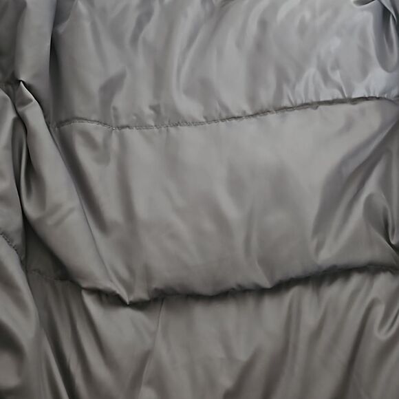 Vans Men's Puffy Zip-Up Hoodie Spring Jacket Gray Medium - Picture 10 of 16